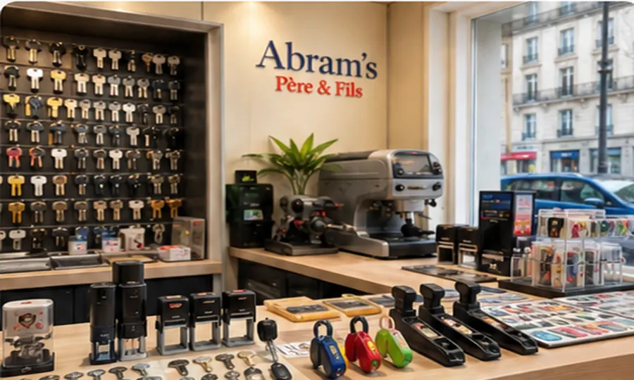 Boutique Abram’s : clés, badges, quincaillerie et services pratiques