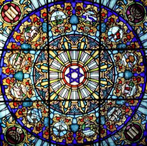 vitrage, stained glass, church window