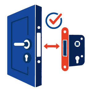 Icône compatibilité porte et serrure