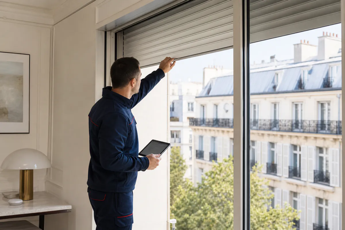 Entretien de volet roulant à Paris pour logement commerce et bureau