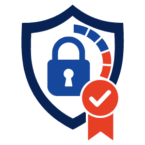 Icône niveau de sécurité de serrure